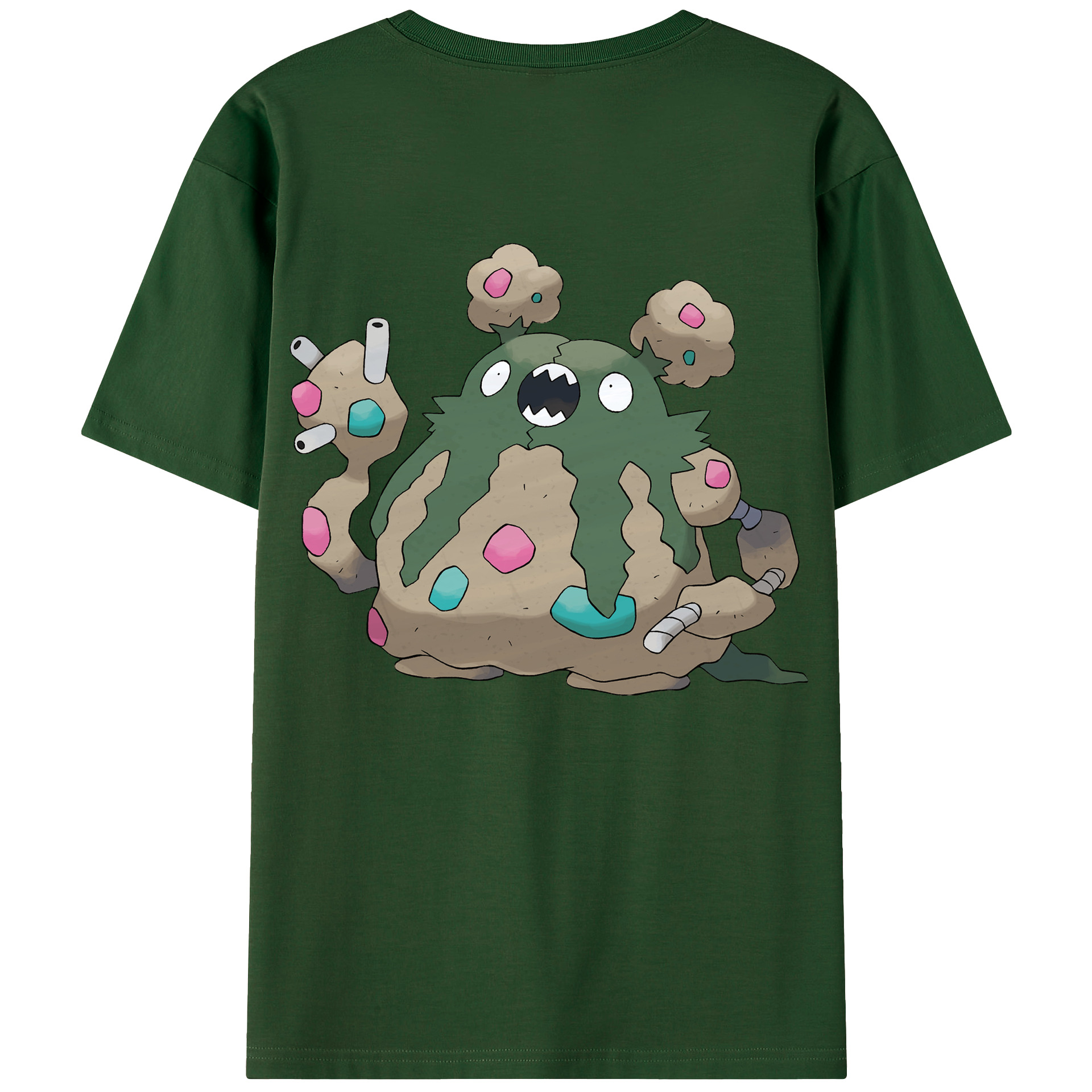 （画像用） ポケットモンスター Pokémon 綿100％半袖Tシャツ（背面プリント）